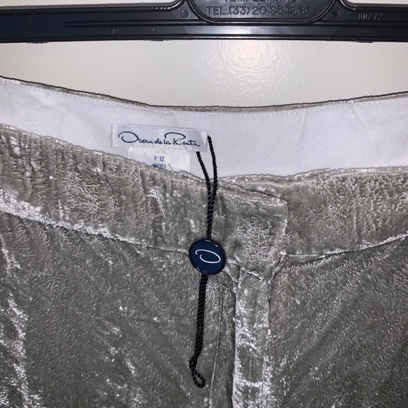 Oscar de la Renta Velvet Slacks - Picture 3 of 3